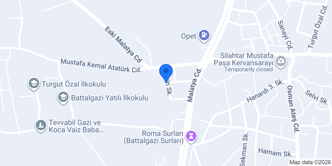 çamurlu ticaret konumu