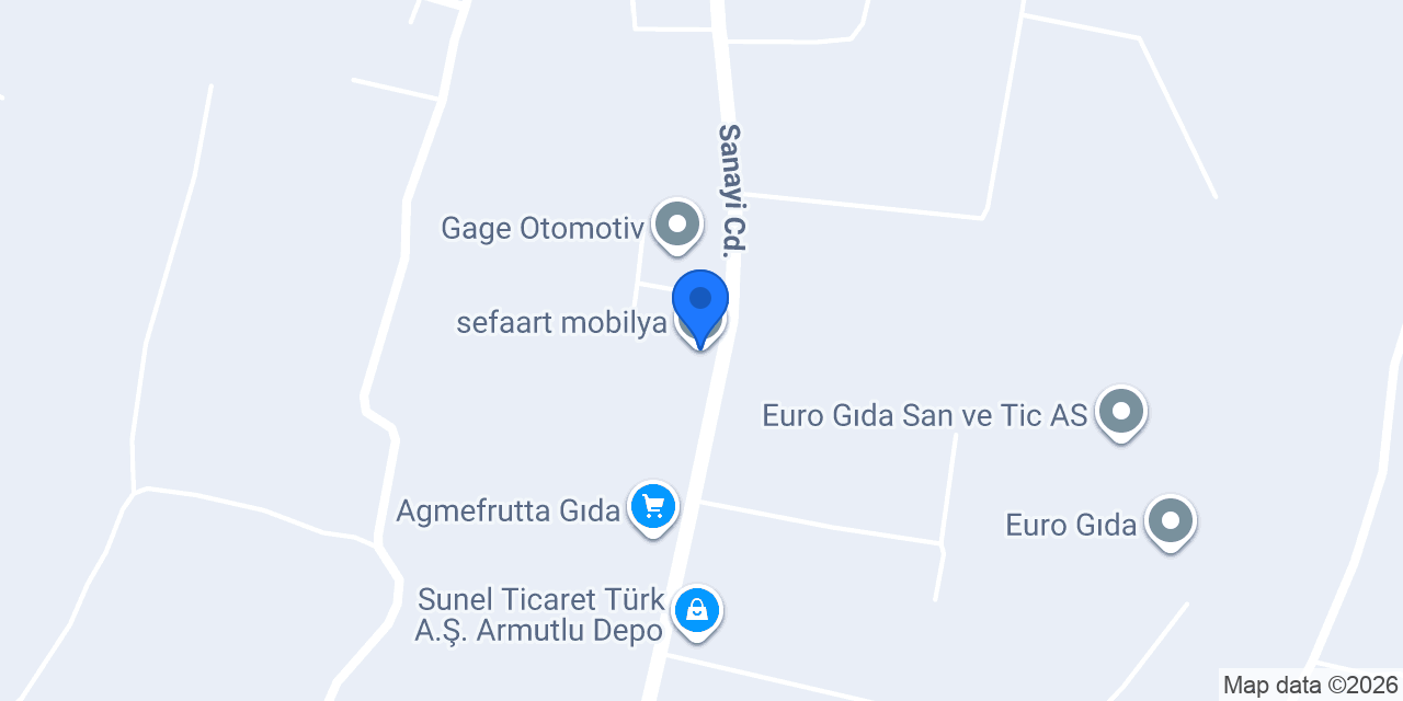sefaart mobilya konumu