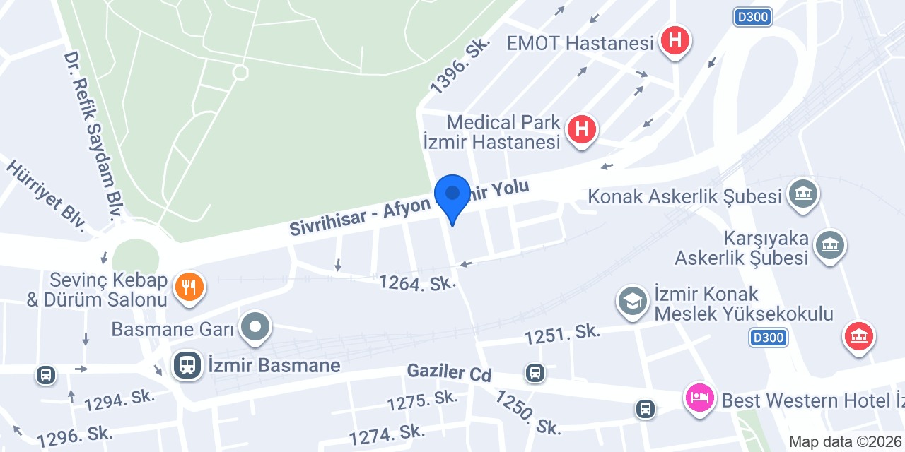 Mojo Otel İzmir konumu