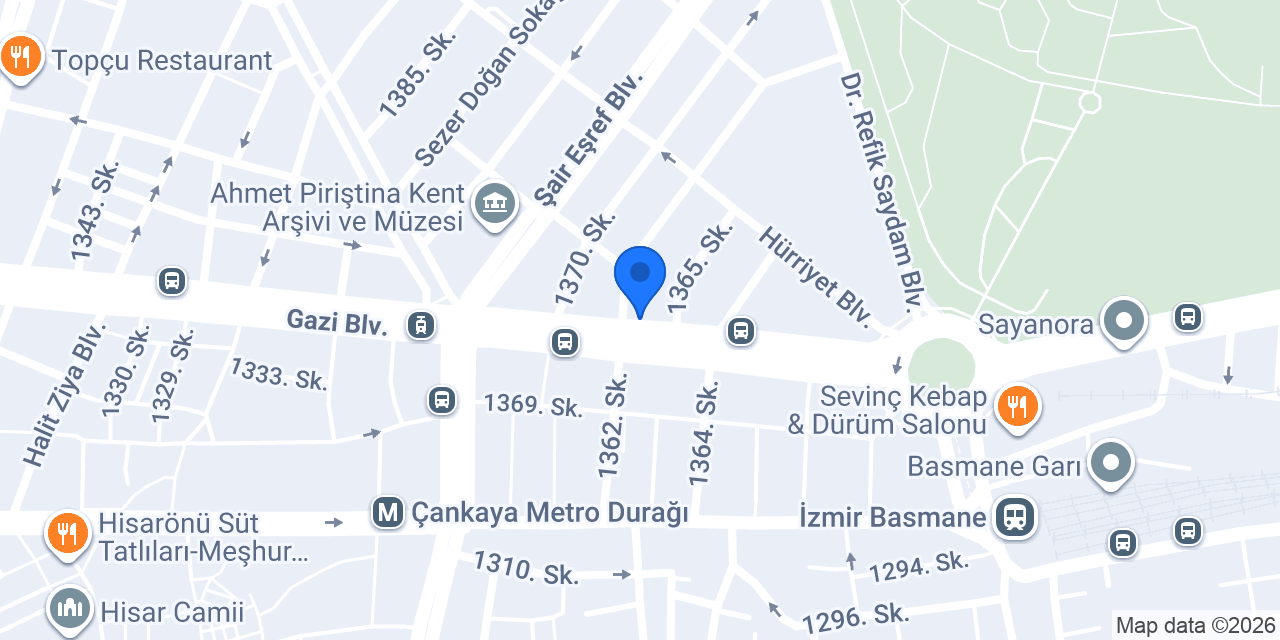 Şenyer Hukuk Bürosu konumu