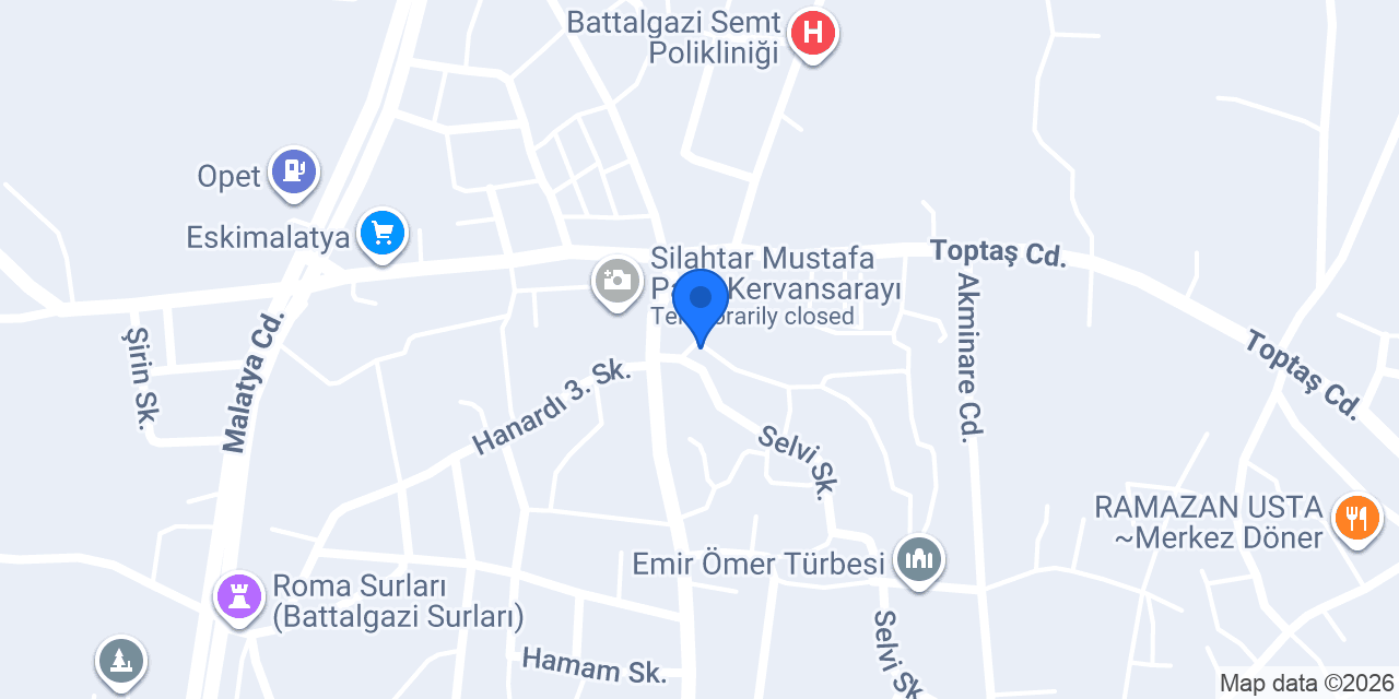 Melitya Tur Hizmetleri konumu