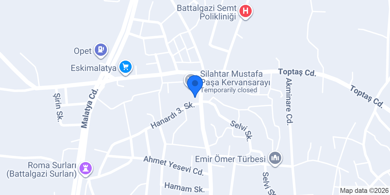 Hatunsuyu İlköğretim Okulu konumu