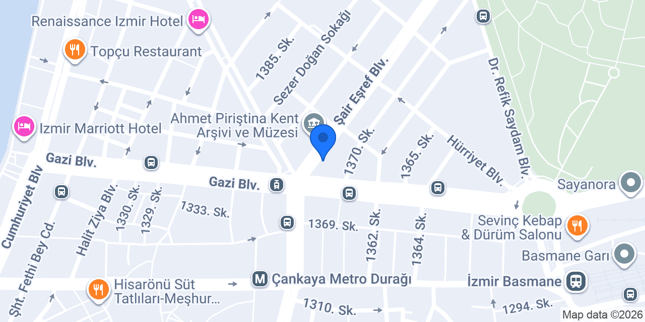 Efe Psikoteknik İzmir konumu