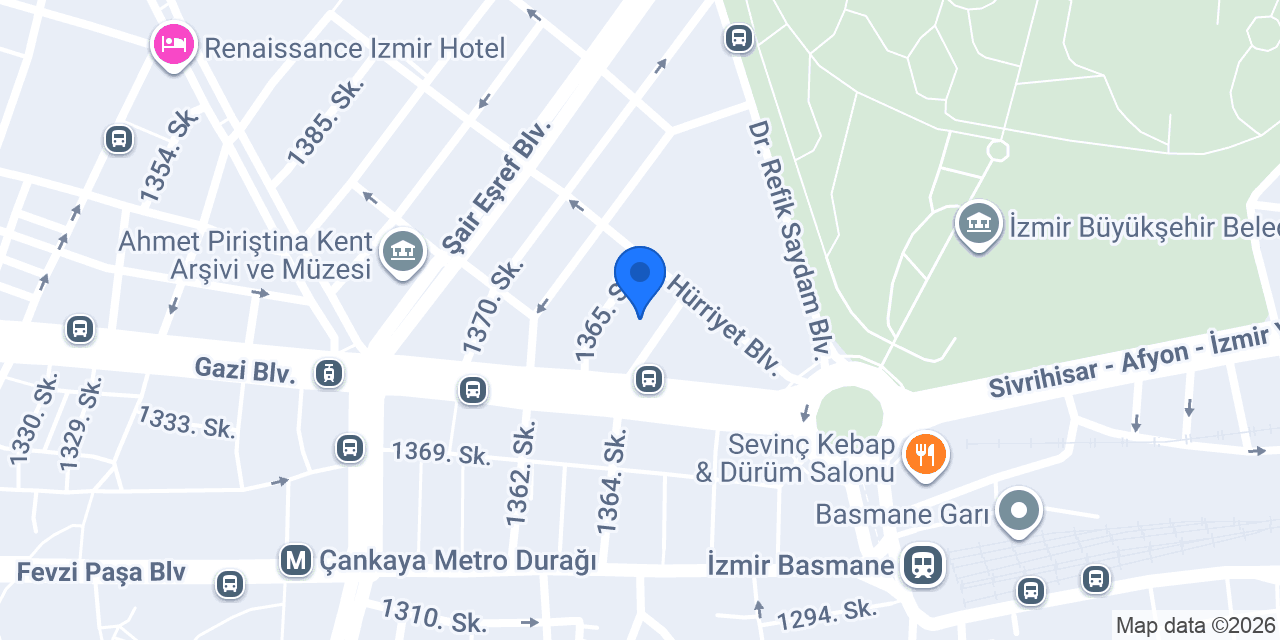 Konak İlçe Emniyet Müdürlüğü konumu