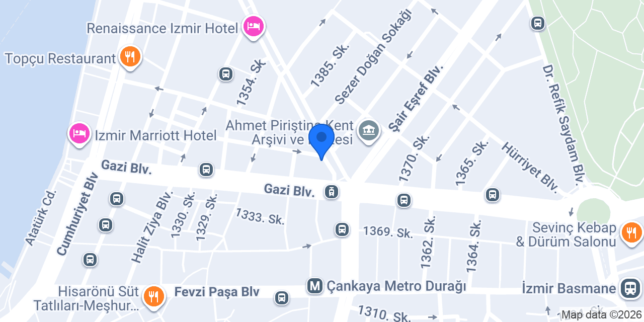 İsmira Hotel, İzmir konumu
