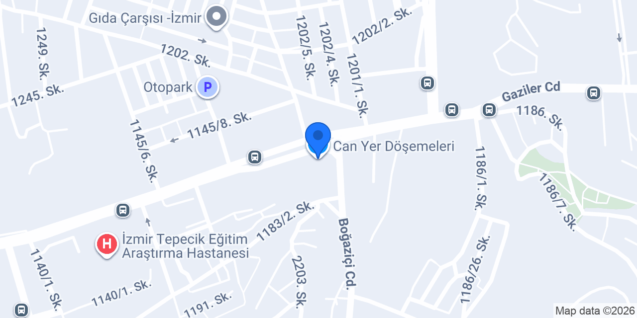 Can Yer Döşemeleri konumu