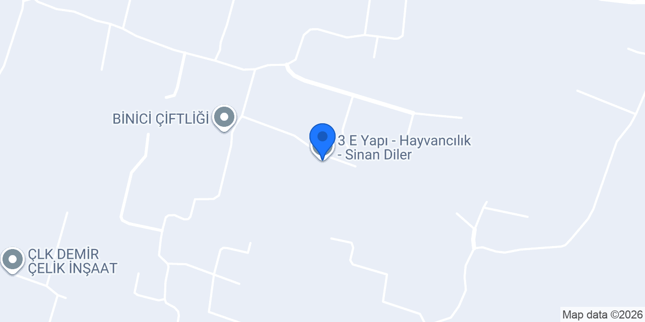 3 E Yapı - Hayvancılık - Sinan Diler konumu
