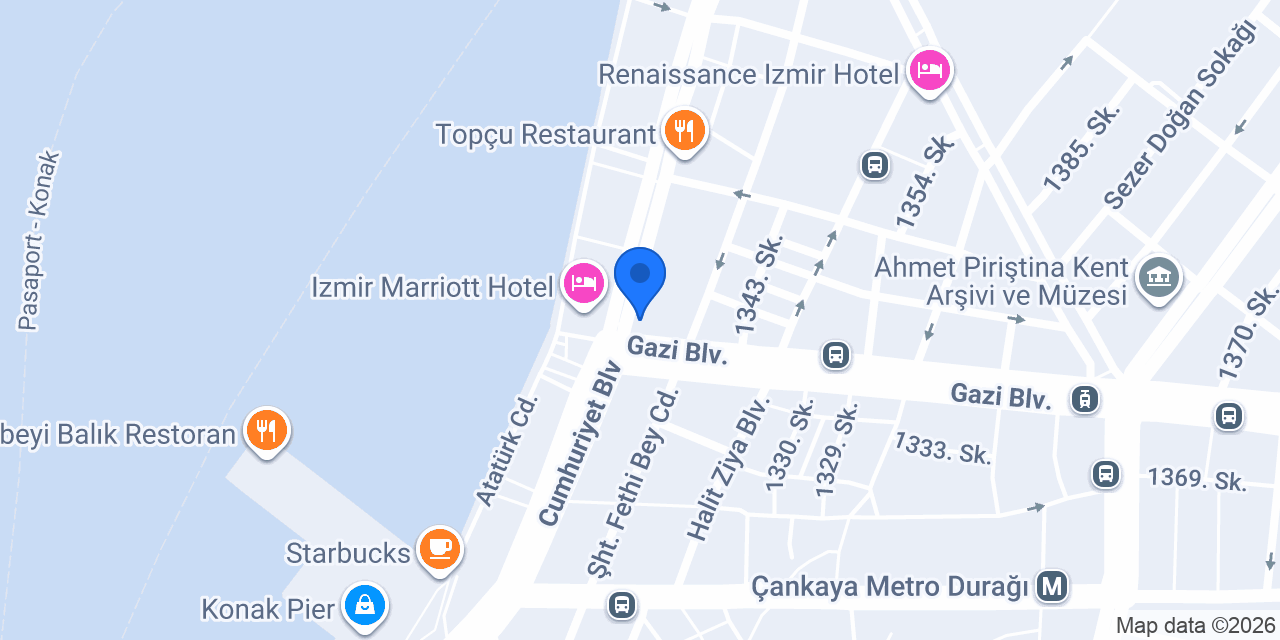 EGE SER SİGORTA - MERKEZ konumu