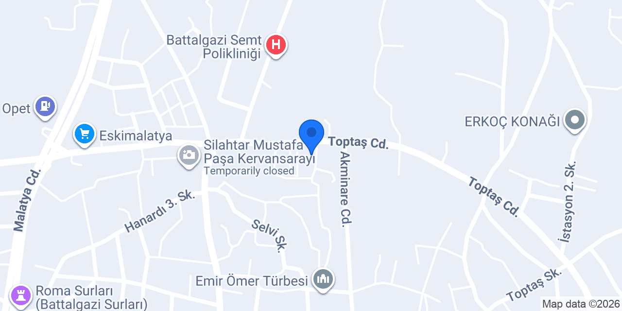 Battalgazi Noterliği konumu
