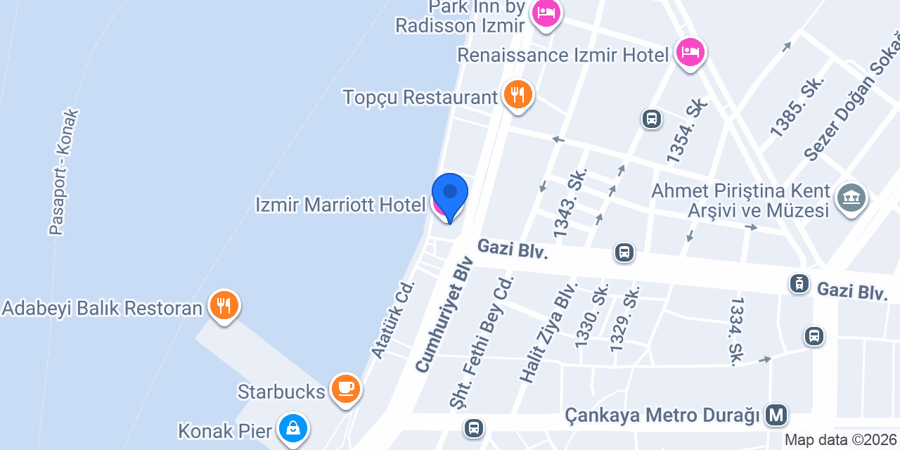 Quan Spa / İzmir Marriott konumu