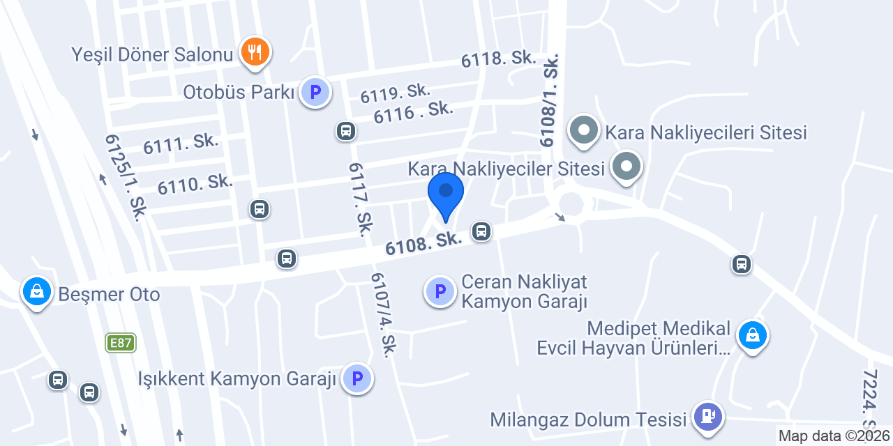 Topaloğlu Nakliyat Kamyon Garajı konumu