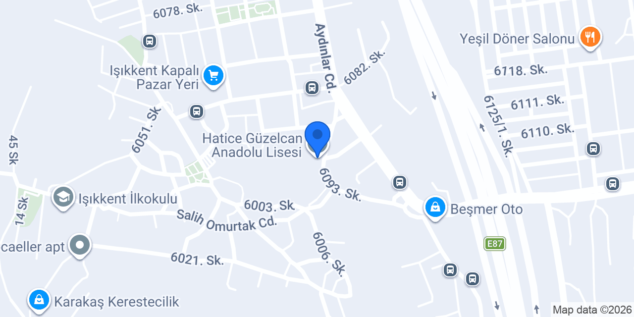 Hatice Güzelcan Anadolu Lisesi konumu