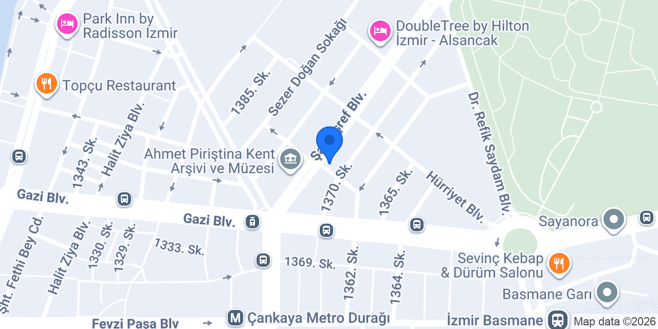 Alsancak Unlu Mamuller Çankaya Şubesi konumu