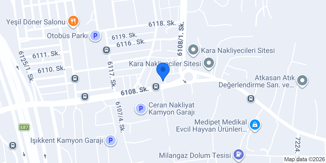 Öneroğlu Nakliyat konumu