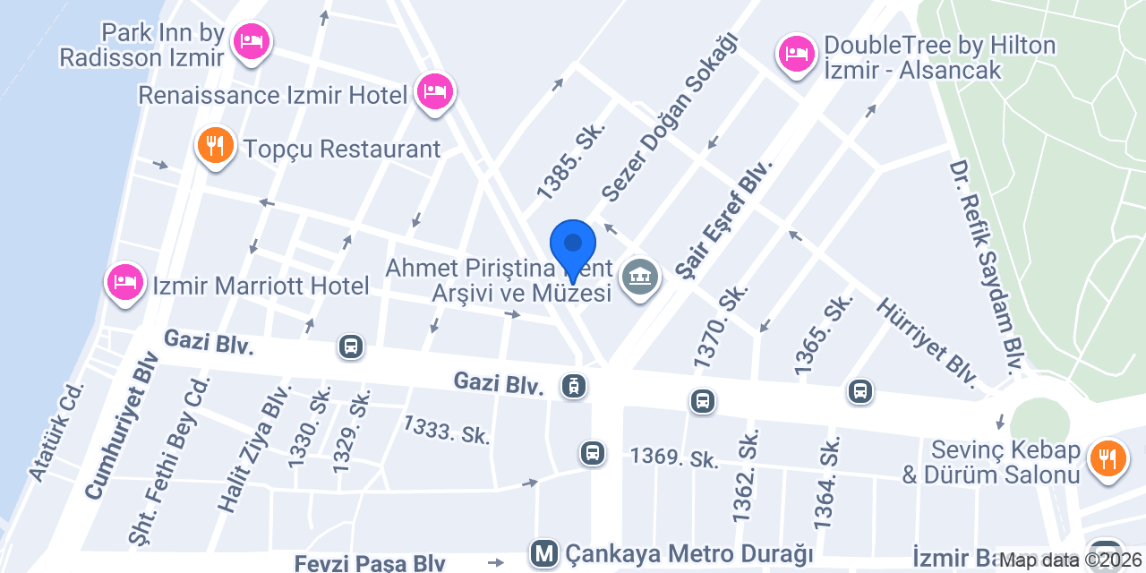 Studiee İnteraktif Dershane konumu