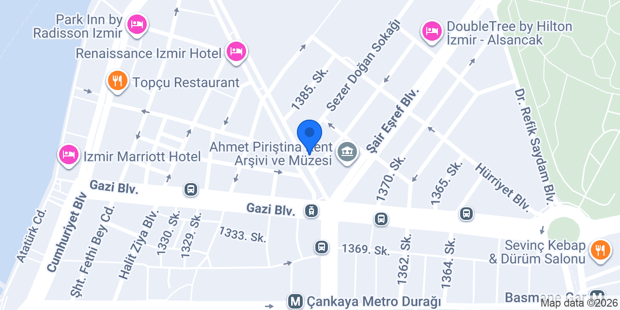 Yağız Turizm konumu