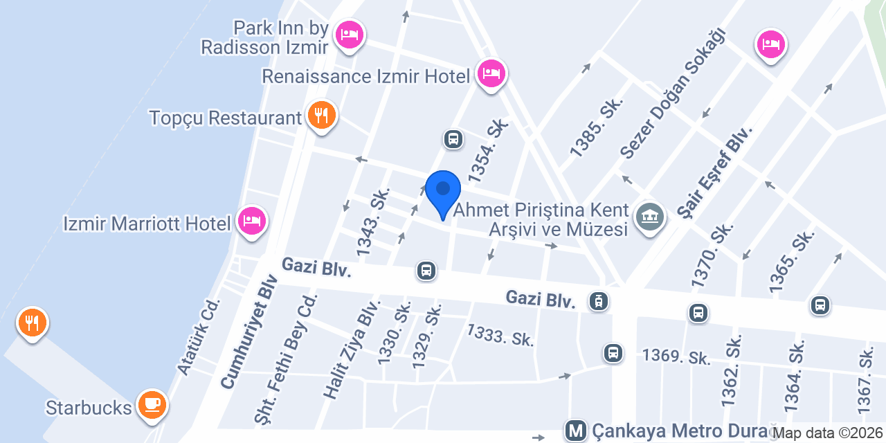 Gunerkan Web Tasarım İzmir konumu