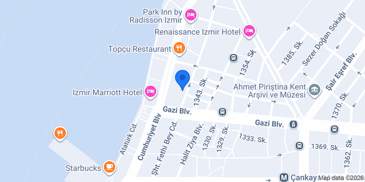 Özden Hukuk Bürosu konumu