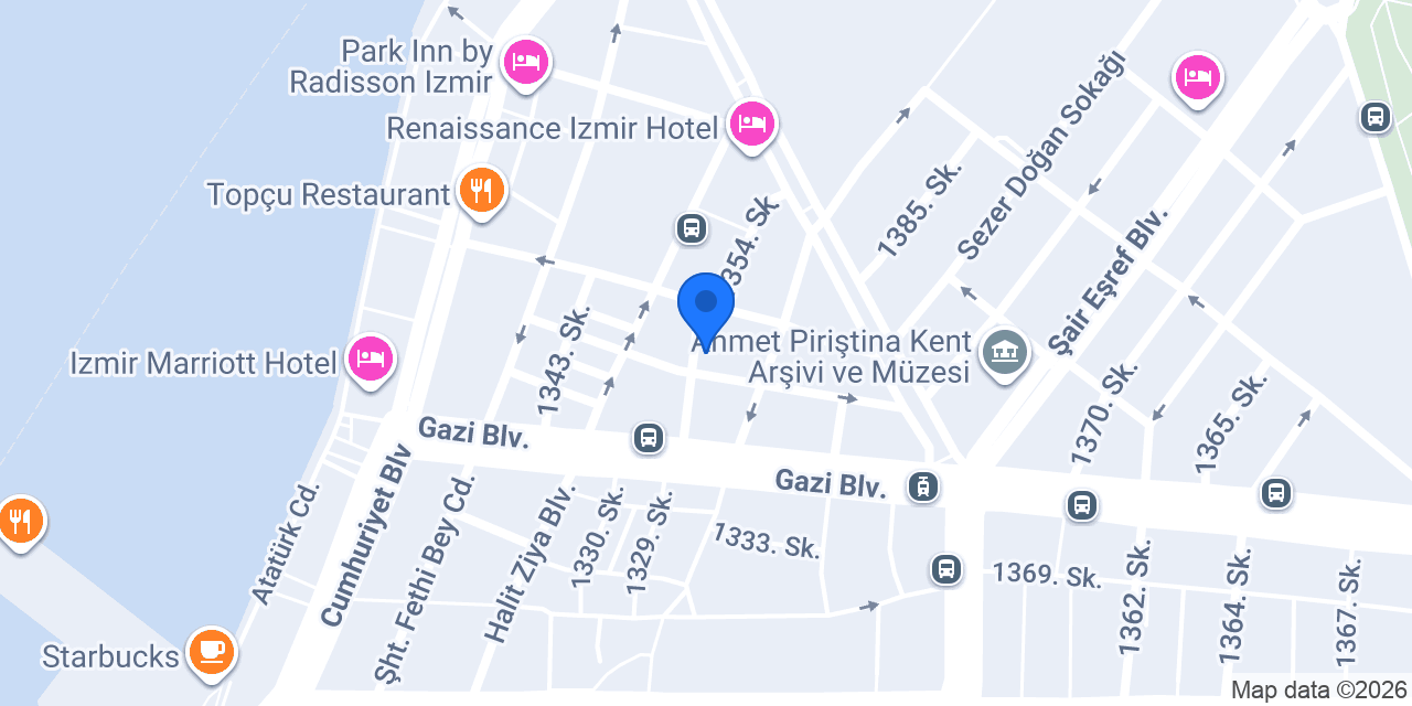 İzmir Çiçek Derin Flowers konumu
