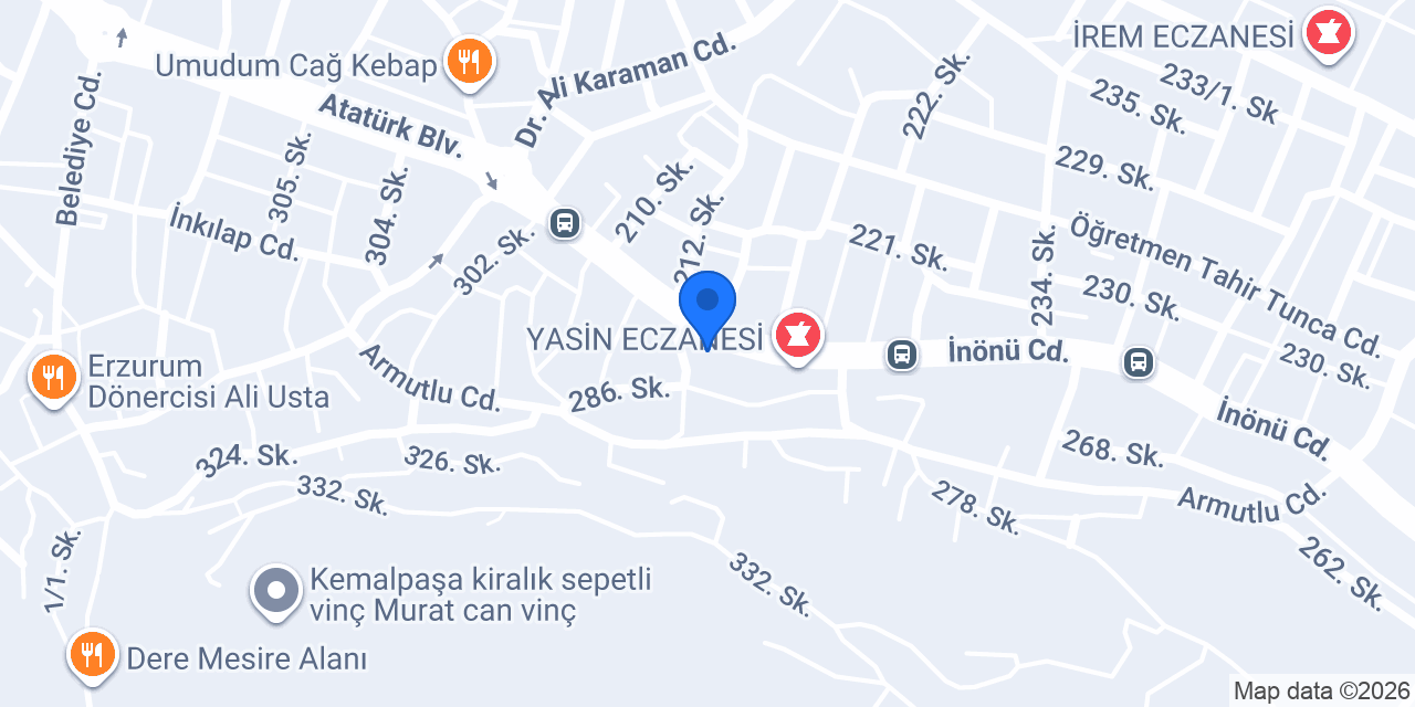 Ulucak Lisesi konumu