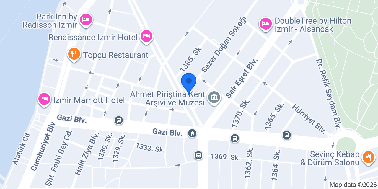 İzmir Bizbize Tur konumu