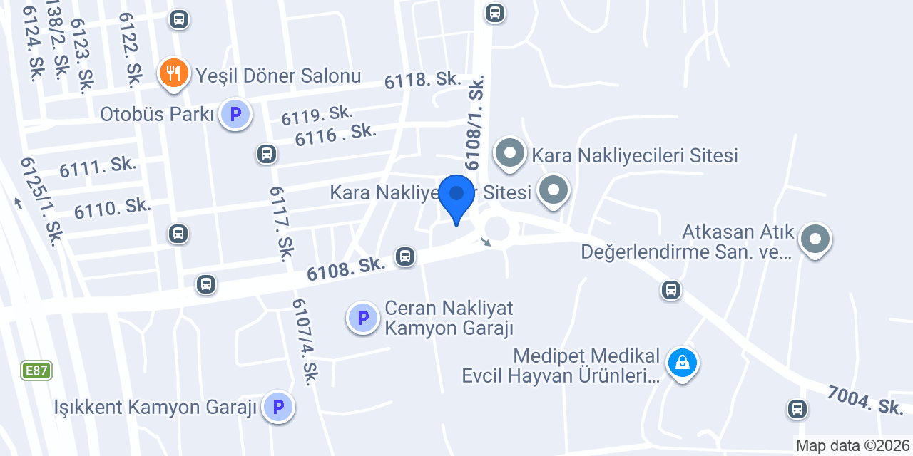 Köşem Tekel konumu