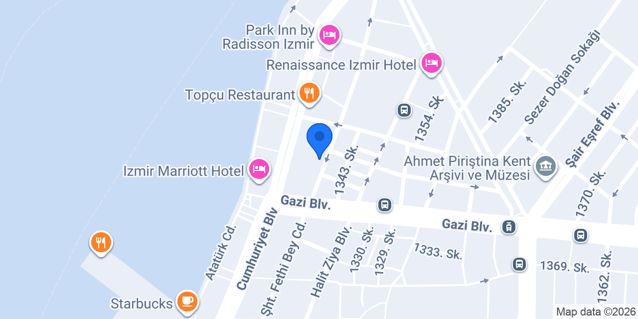 İzmir Çiçekçiler Tr konumu