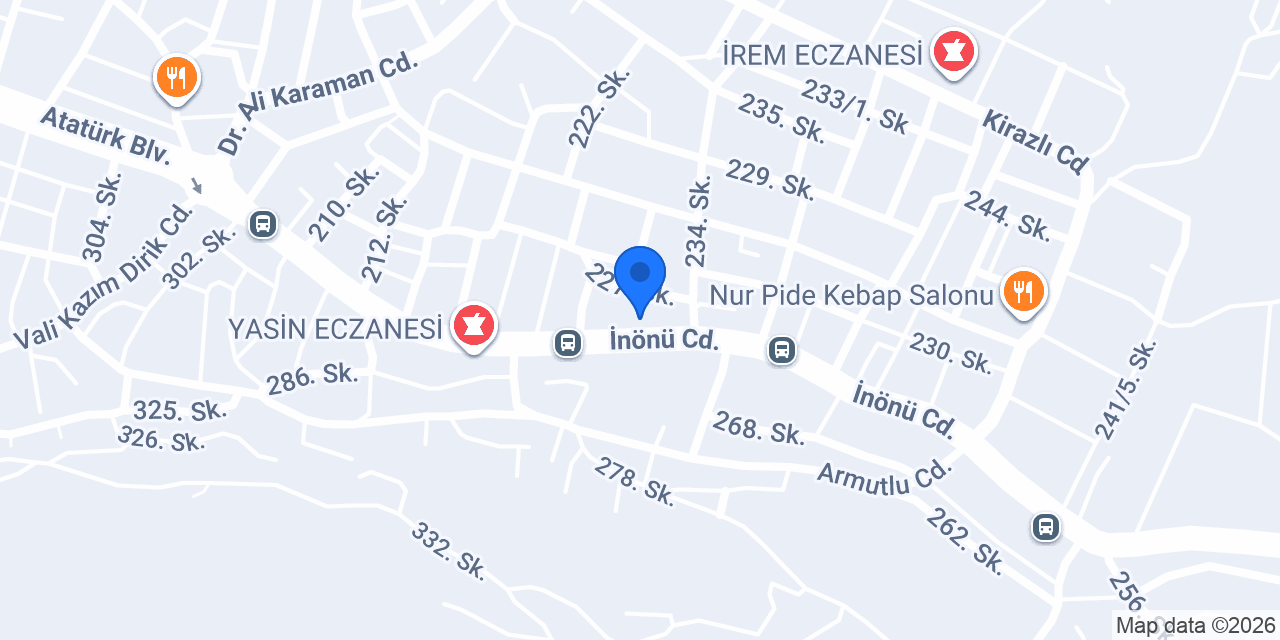 Altaş Terzi konumu