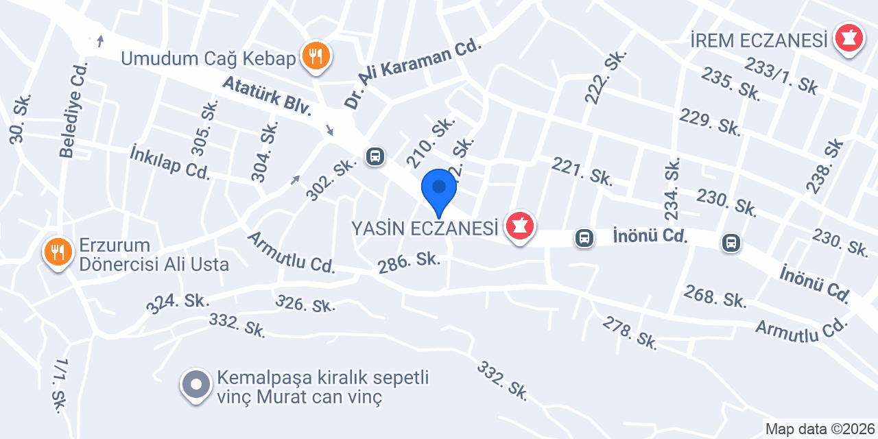 Sılam market konumu