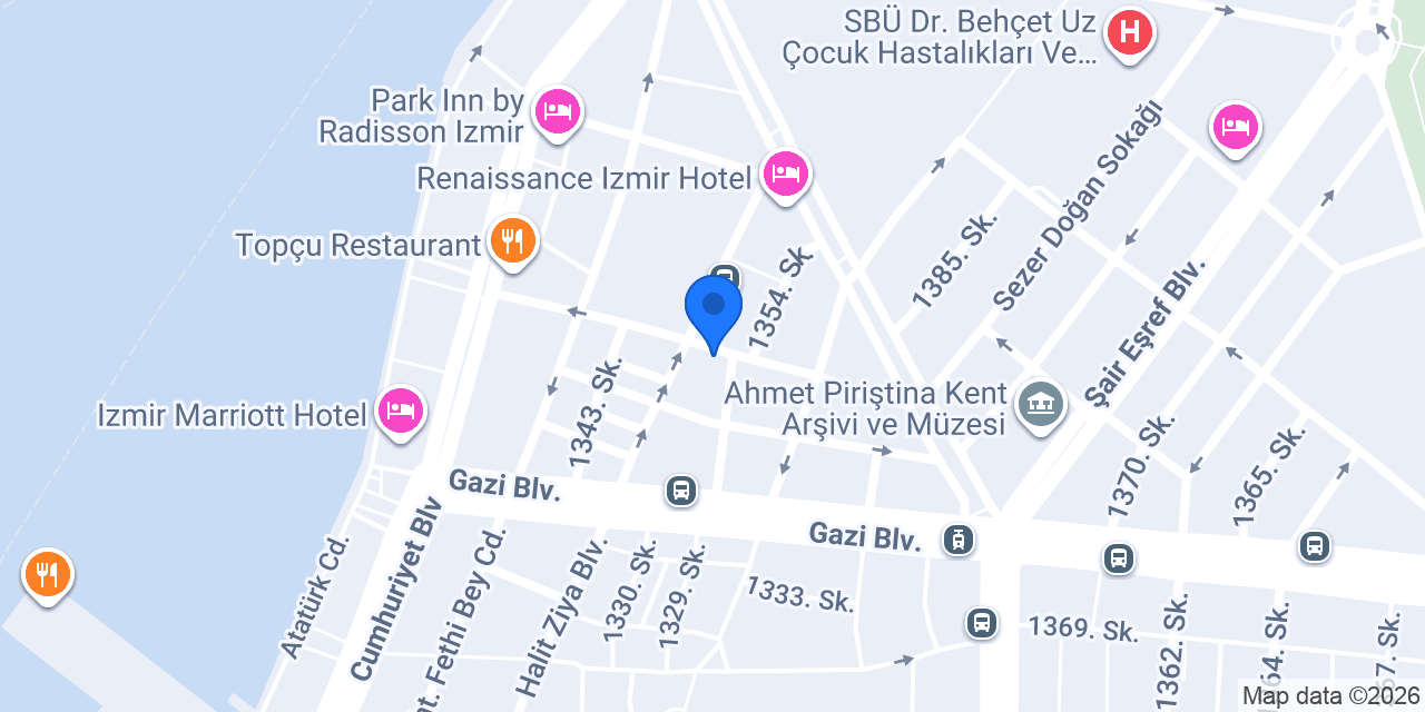 İzmir 3. Noterliği konumu