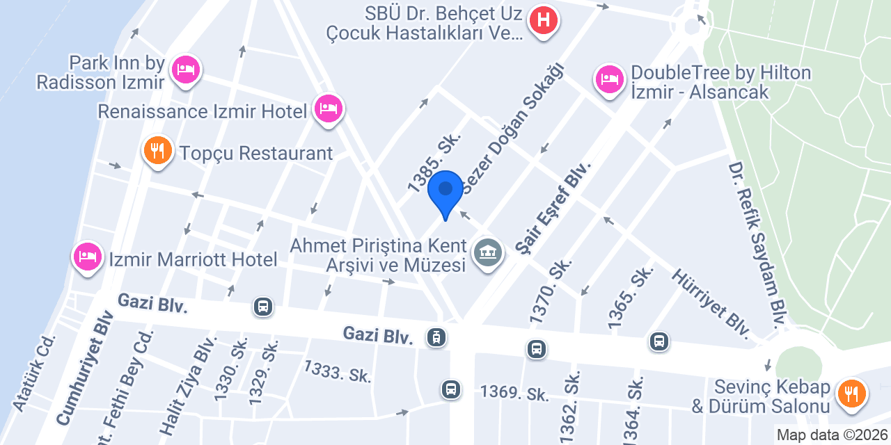 Le Grande Çiçekçilik konumu