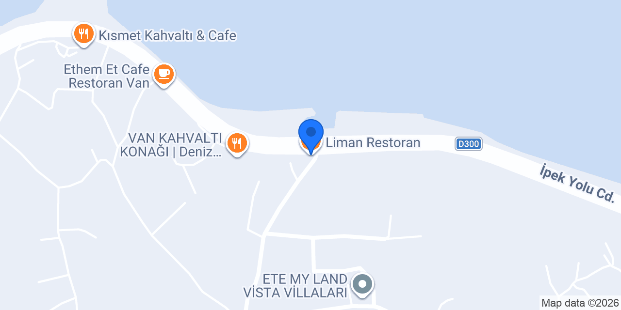 Liman Restoran konumu