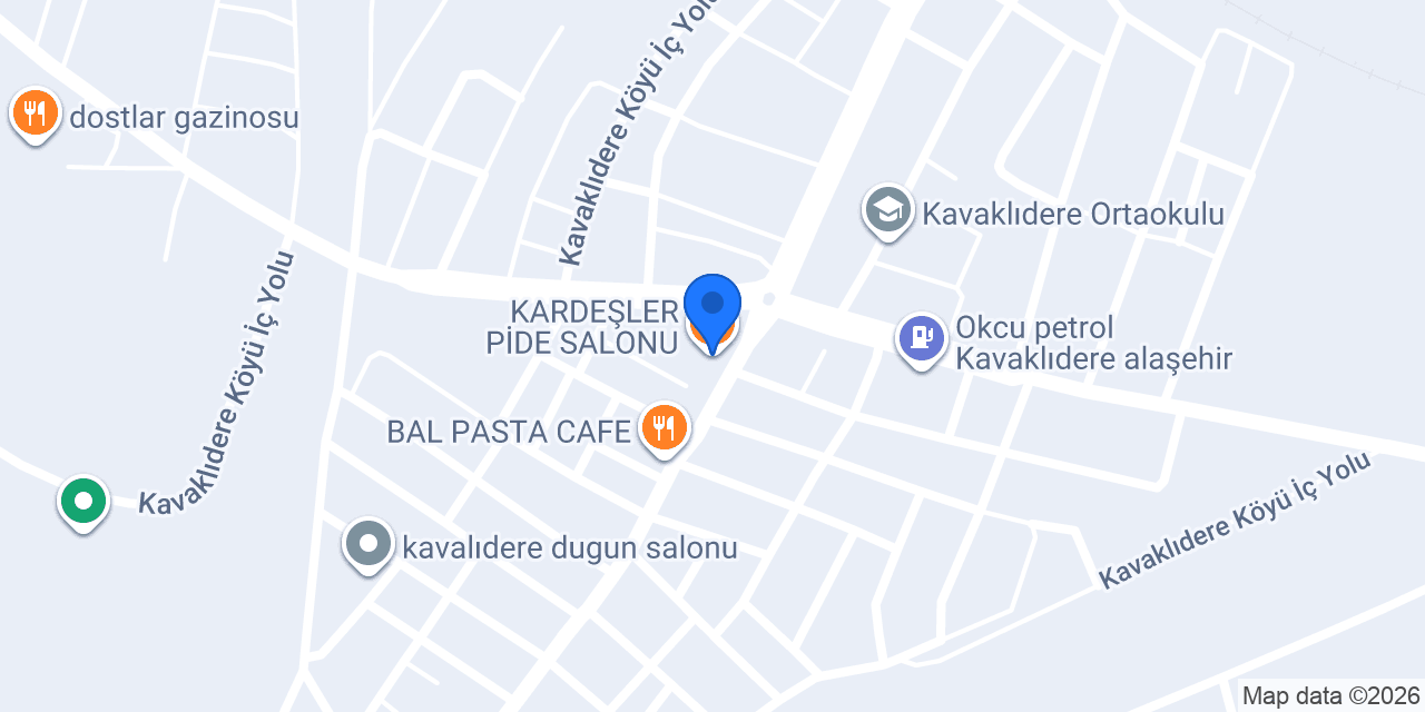 KARDEŞLER PİDE SALONU konumu