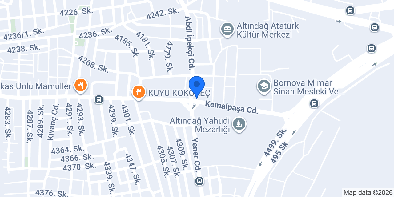 İzmir Sürücü Kursu konumu