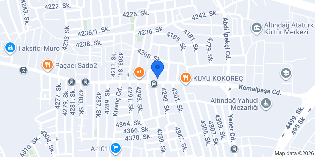 Domino's Pizza Altındağ konumu