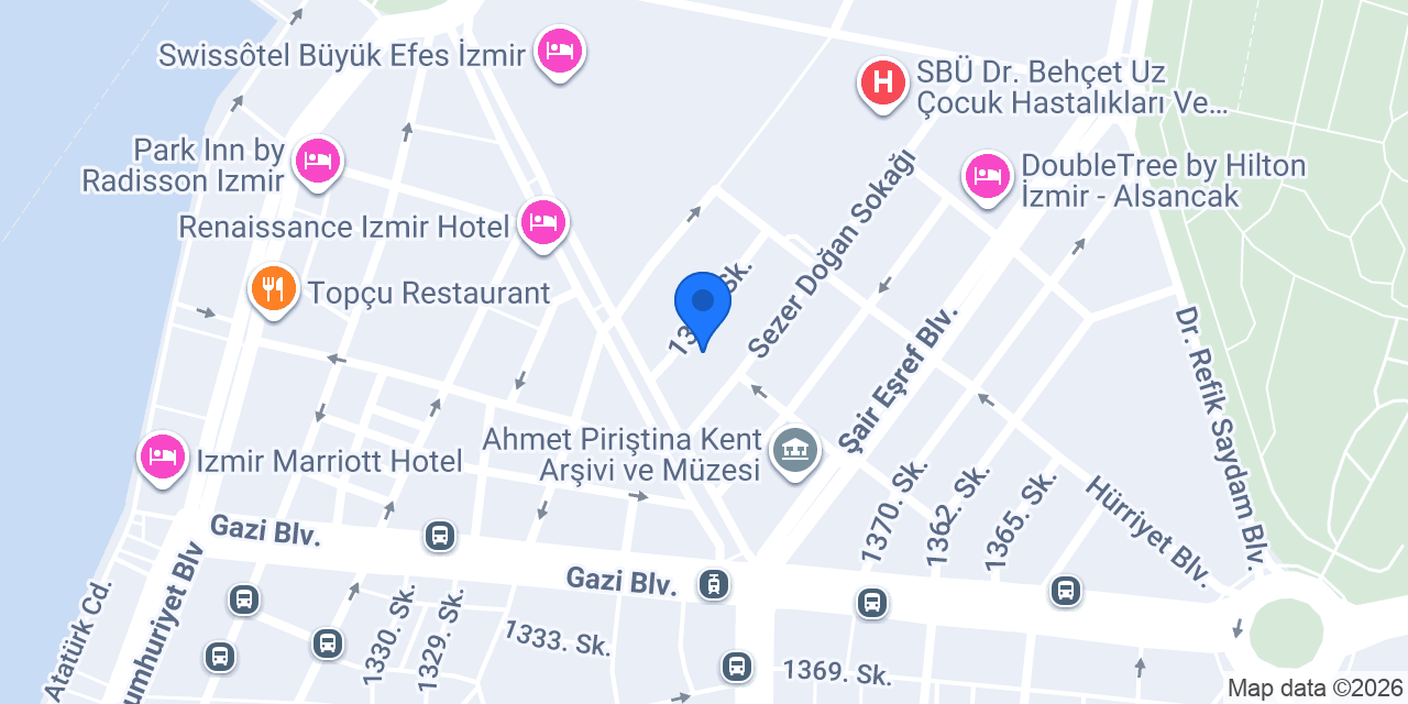 İzmir Hareketli Turlar konumu