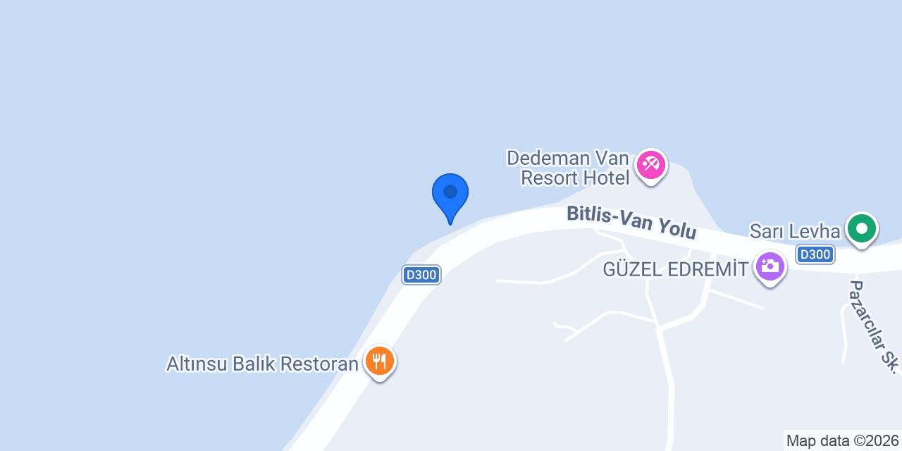 Van Dalış Okulu - Van Diving konumu