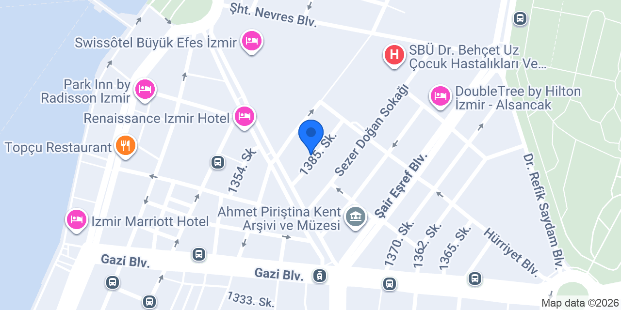 KIRELLİ HUKUK BÜROSU konumu