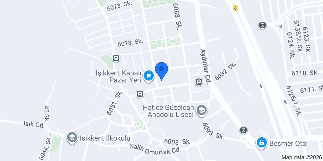 Eczane Işıkkent konumu
