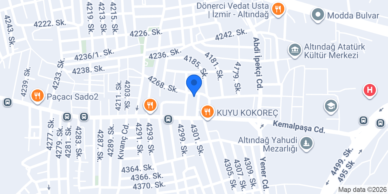 Efe Fast Food konumu