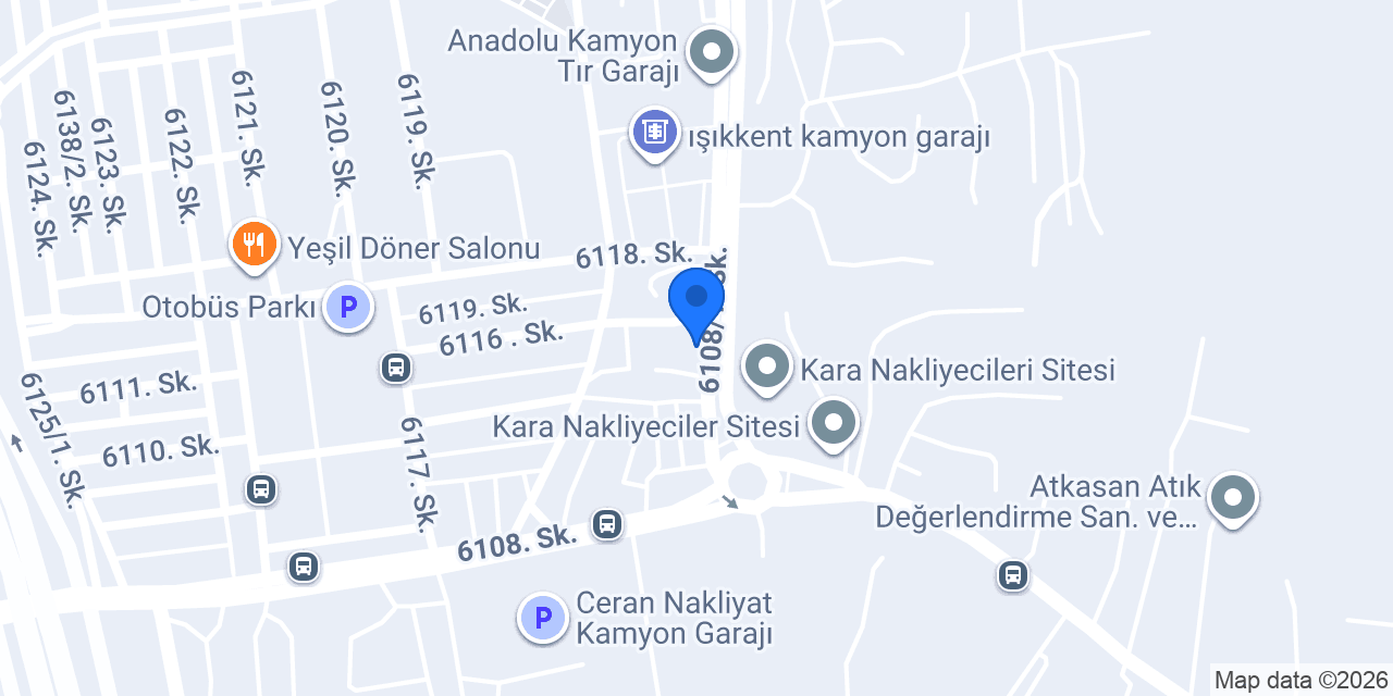 FrigoFrik Taşimacilik konumu