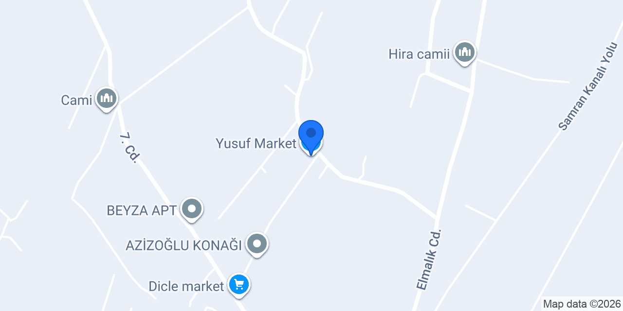 Yusuf Market konumu
