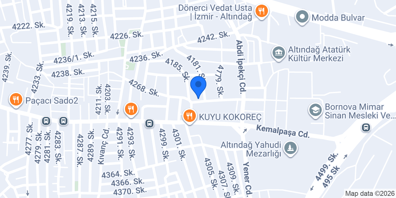 Uğur dondurma konumu