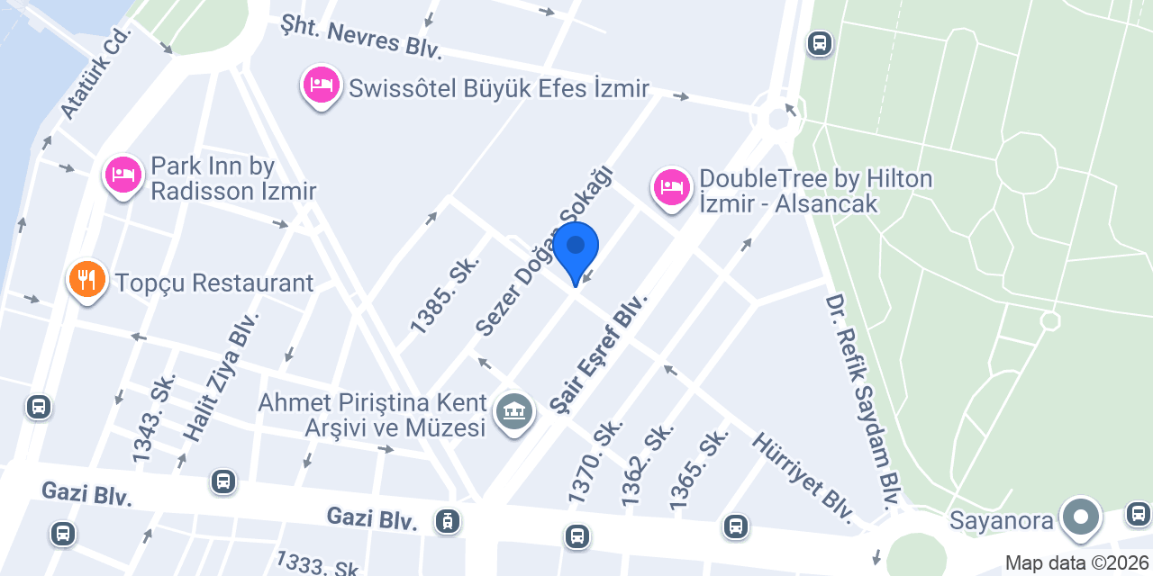 İzmir Masaj Salonu konumu