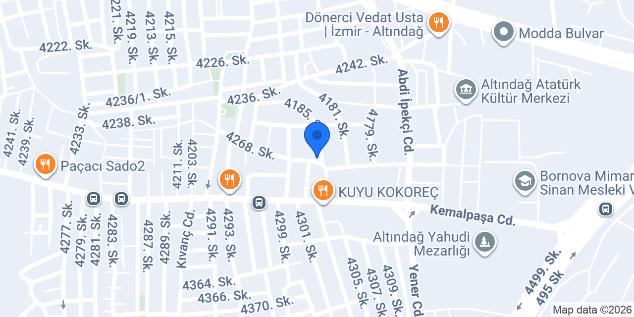 Erol Tekel Bayii konumu