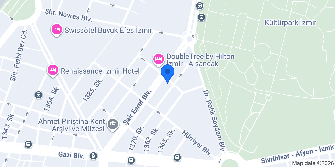Koç & Özşenoğulları Avukatlık Bürosu konumu
