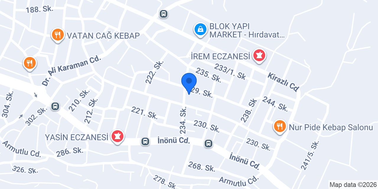 Kuzenler Kıraathanesi konumu
