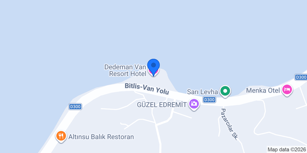 Dedeman Van Resort Hotel konumu