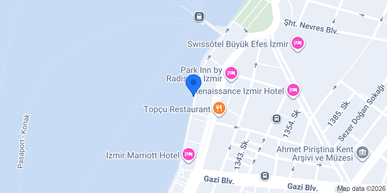 Izmir Convention & Visitors Bureau konumu