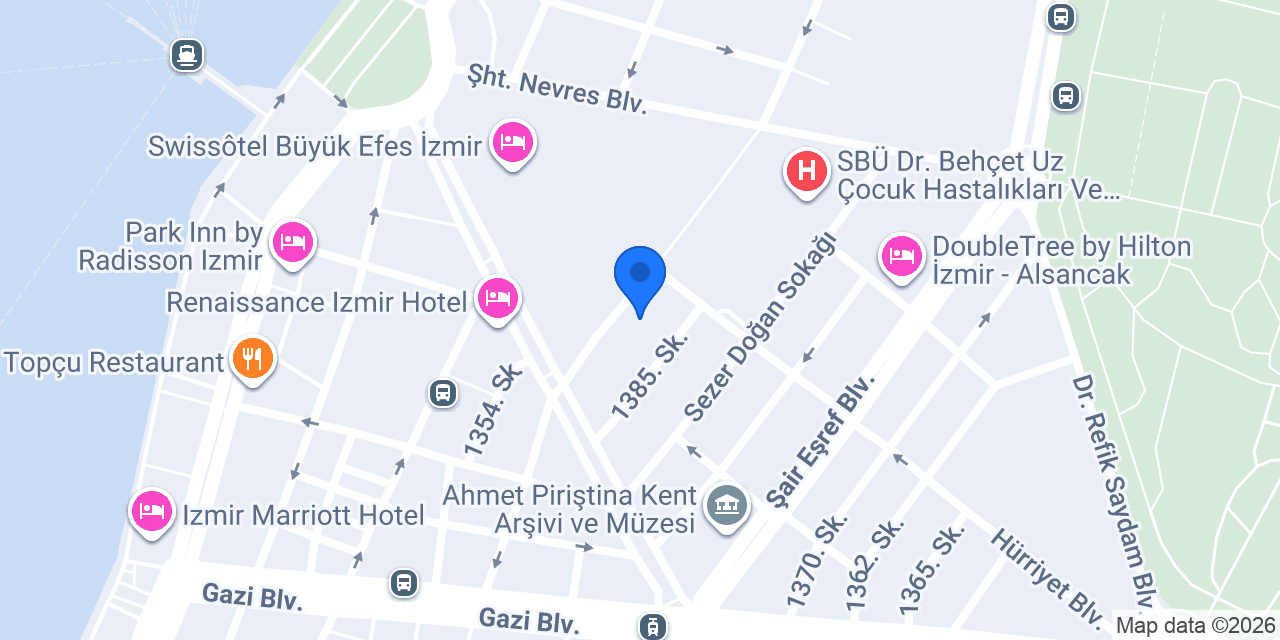 Karaca Otel konumu